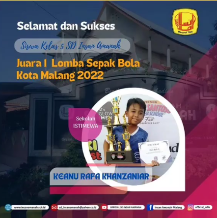JUARA 1 LOMBA SEPAK BOLA KOTA MALANG